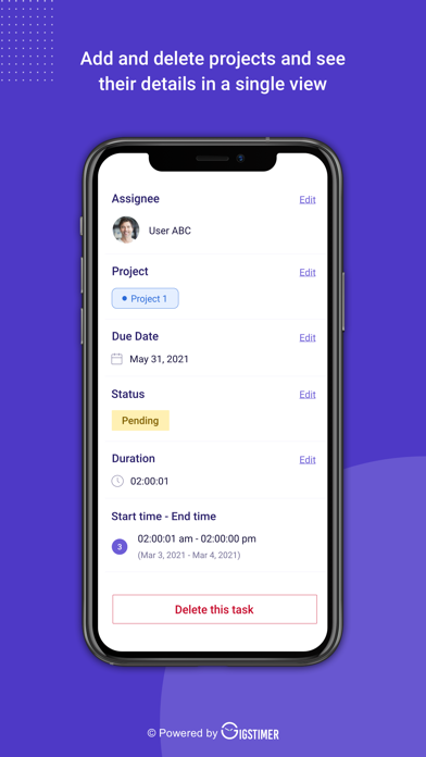 Screenshot #3 pour GigsTimer