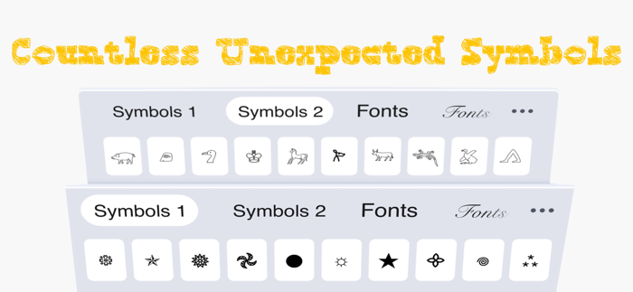 App fonts aesthe­t­i­c Emoji