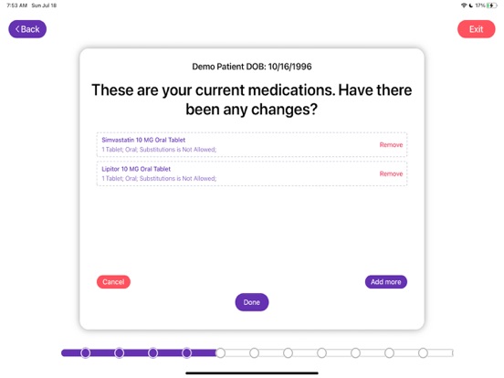Althea Kiosk iPad screenshot 6 - Medical app
