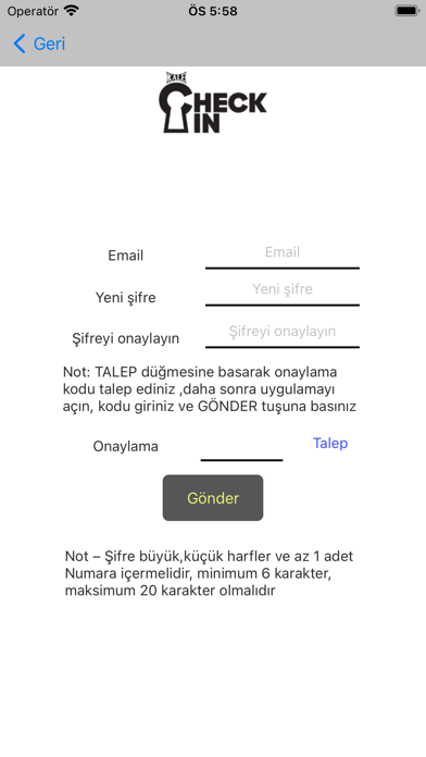 Kale Kilit BLE Screenshot