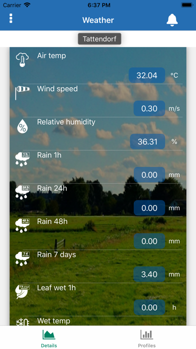 Screenshot #1 pour Robert Aebi Meteo
