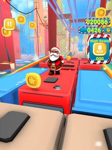 Santa Christmas Runner Sim 3Dのおすすめ画像4