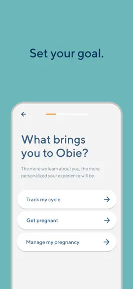 Game screenshot Obie: Fertility, cycle tracker mod apk