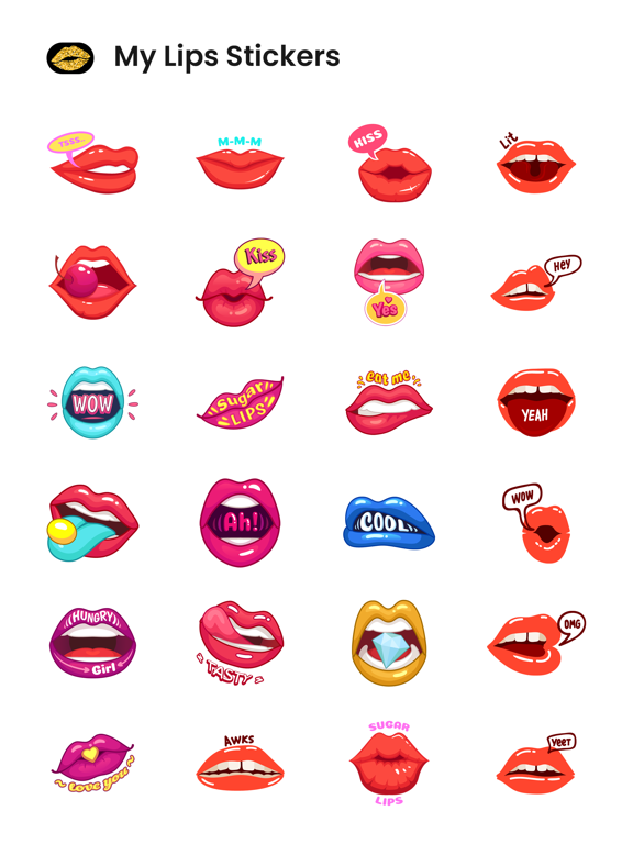 Screenshot #4 pour My Lips Stickers