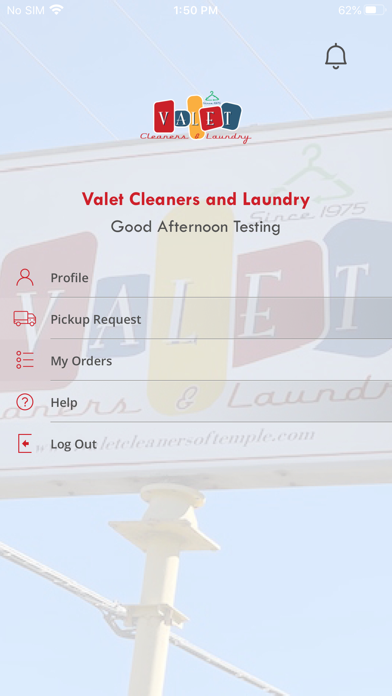 Valet Cleaners and Laundry Screenshot