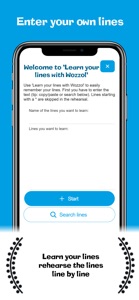 Learn your lines with Wozzol screenshot #1 for iPhone