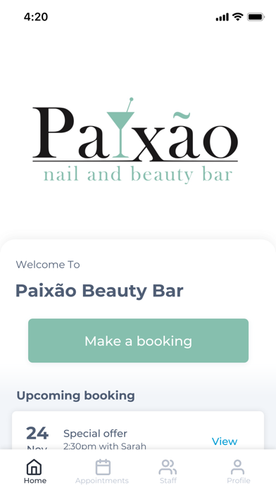 Paixão Beauty Bar Screenshot