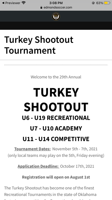 Edmond Soccer Club Screenshot 4 - AppWisp.com