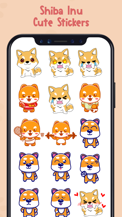 Shiba Inu Cute Stickers Screenshot