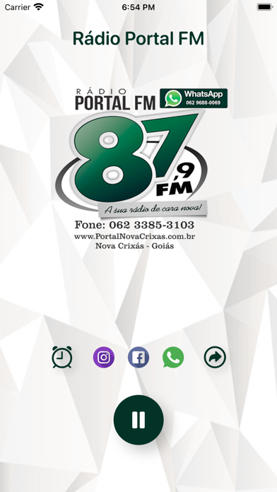 Rádio Portal FM - Nova Crixas Screenshot