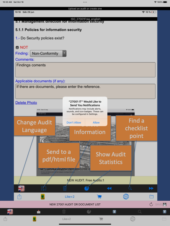 Screenshot #5 pour ISO 27001 IT Checklist-Test
