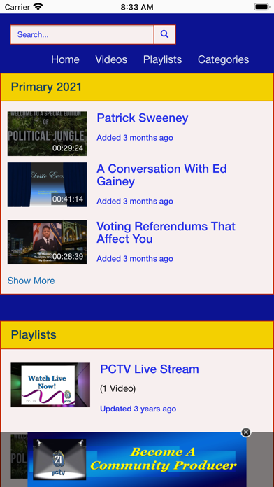 Pittsburgh Community TV Screenshot