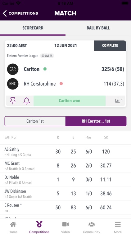 Cricket Scotland Live