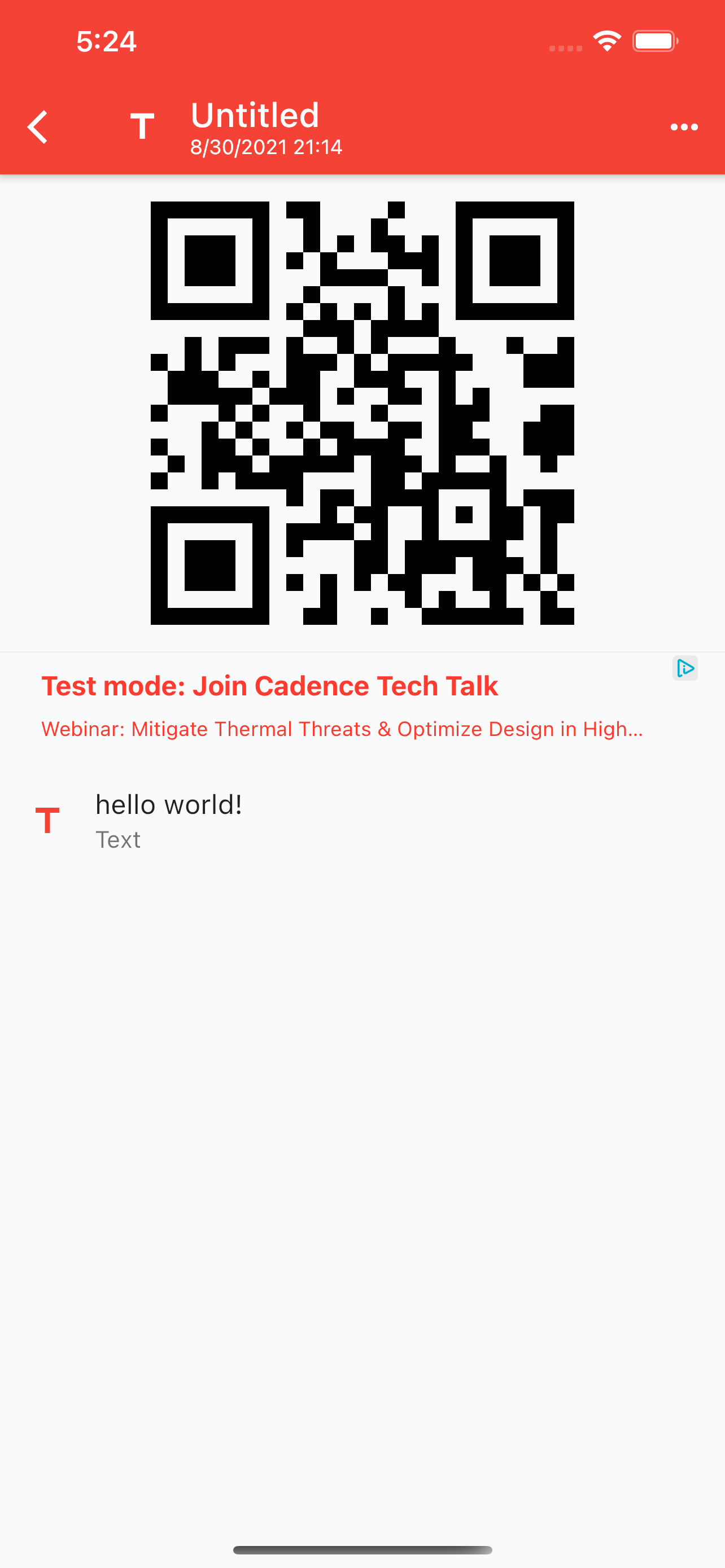 Easy QRWallet