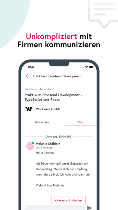 Jobs finden mit Workwise Screenshot