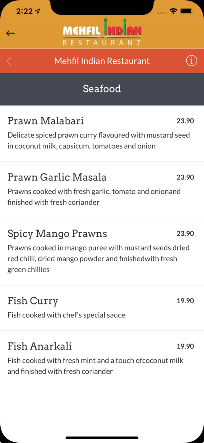 Mehfil Indian Restaurant