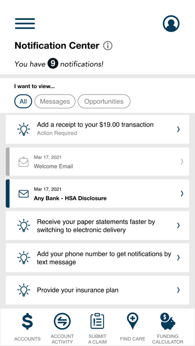 Employee Plans Mobile Flex Screenshot