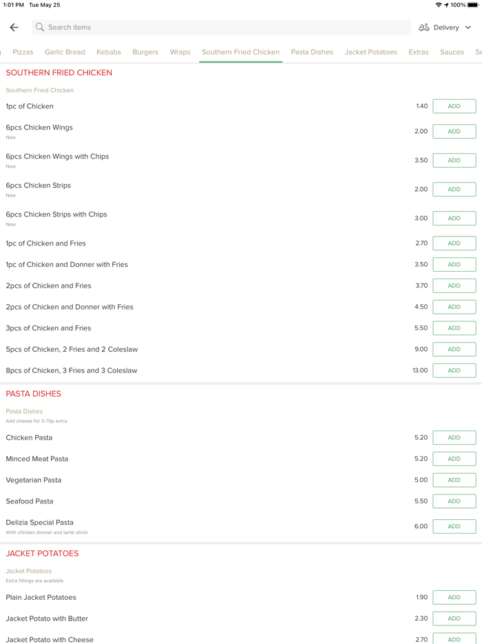 Delizia fast food ltd