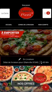espace pizza arpajon iphone screenshot 2