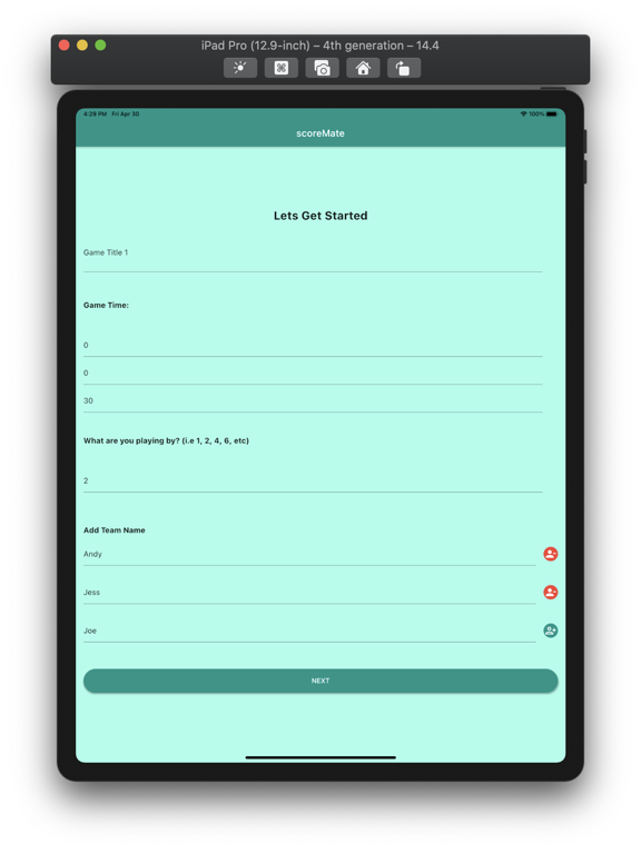 Screenshot #5 pour ScoreMate (Score Counter)