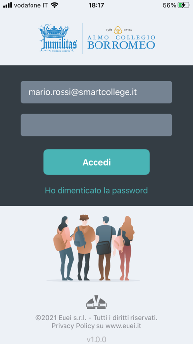Screenshot #1 pour SmartCollege Borromeo