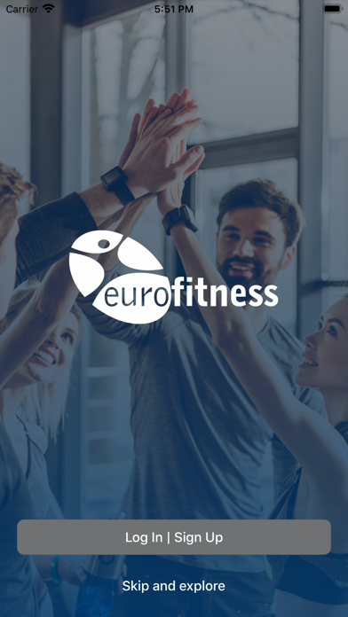 EUROFITNESS. Screenshot