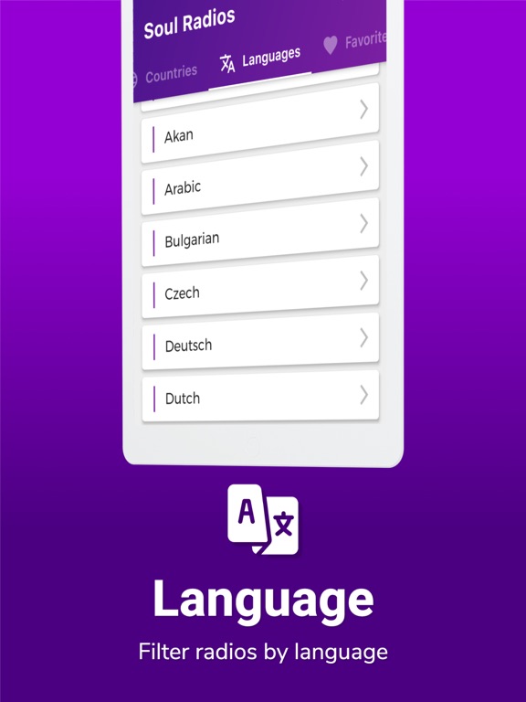 Soul Music Radios iPad screenshot 4 - Music app