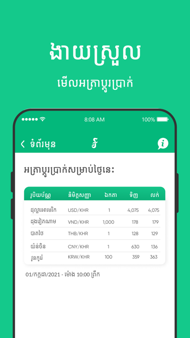Doluy - Exchange rate Screenshot