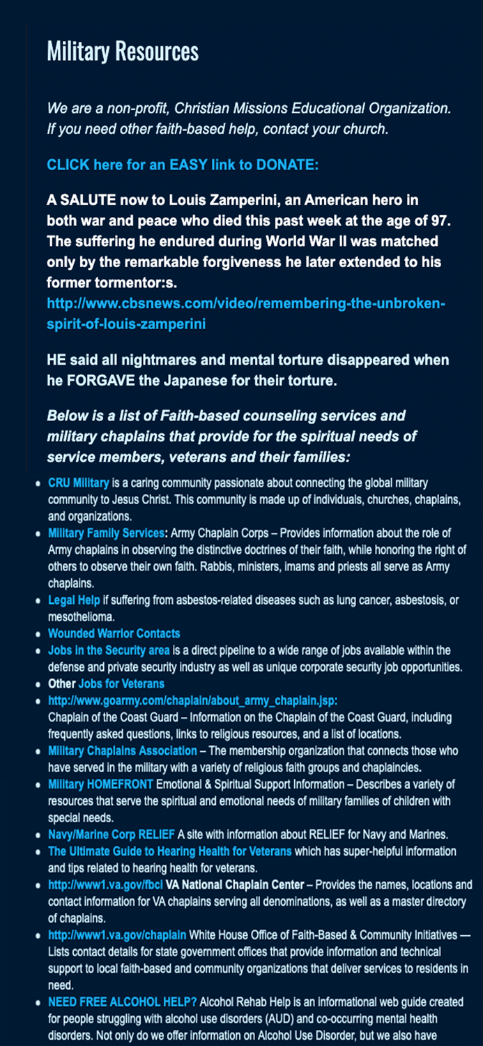 Peace for Veterans Plus