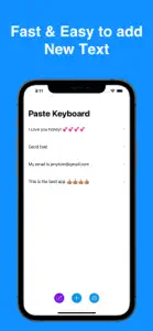 Paste Keyboard and Auto Copy screenshot #1 for iPhone