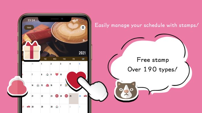 Seal  - Sticker calendar