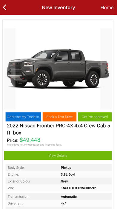 High Park Nissan Screenshot