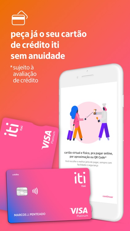 iti: banco digital do Itaú screenshot-3