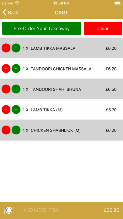 Kings Balti Takeaway Screenshot