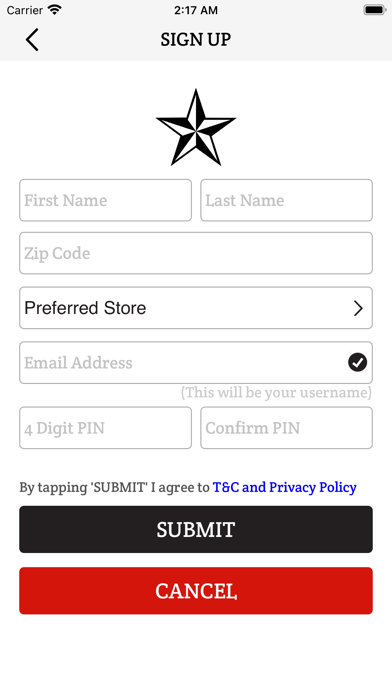 TX Porters Groceries Rewards Screenshot