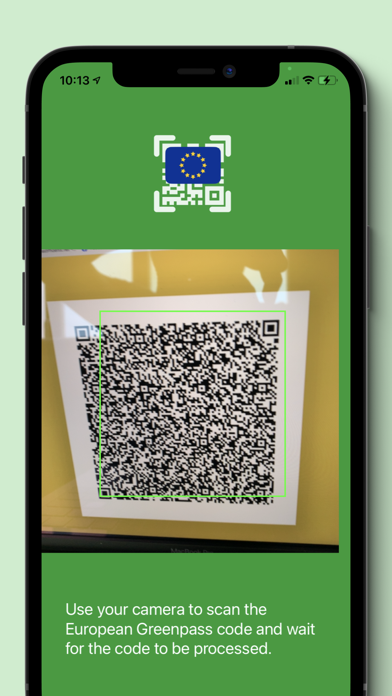 Screenshot #1 pour Greenpass QR Code Reader