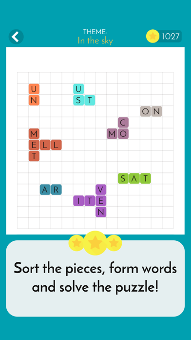 Crossword Jigsaw Puzzle Screenshot