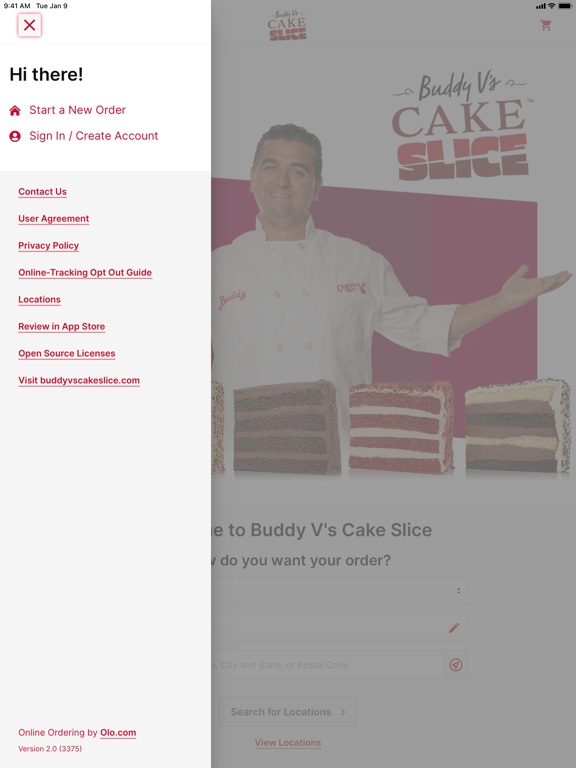 Buddy V's Cake Slice Ordering screenshot 2