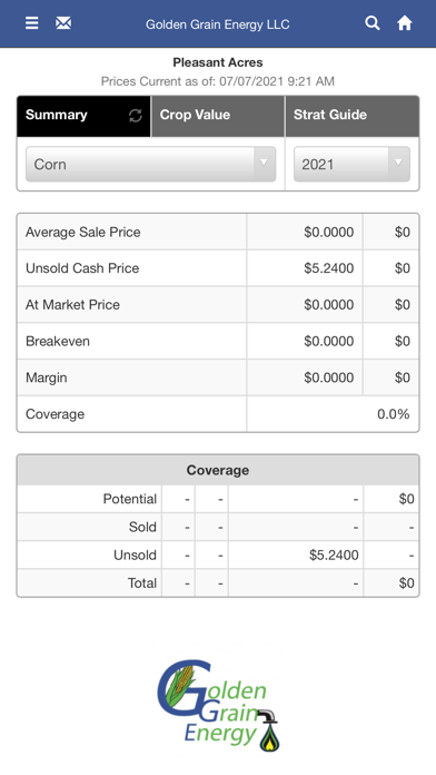 Golden Grain Energy, LLC Screenshot
