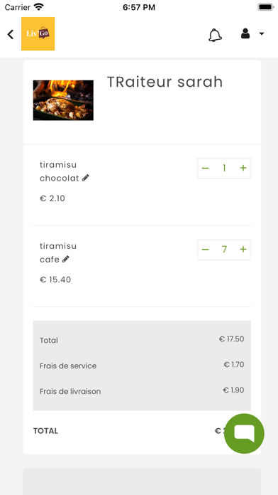 Liv'Go food Screenshot