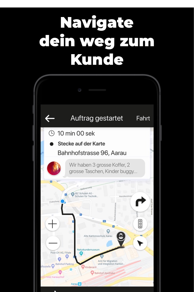 Budget Taxi Fahrer app screenshot 3