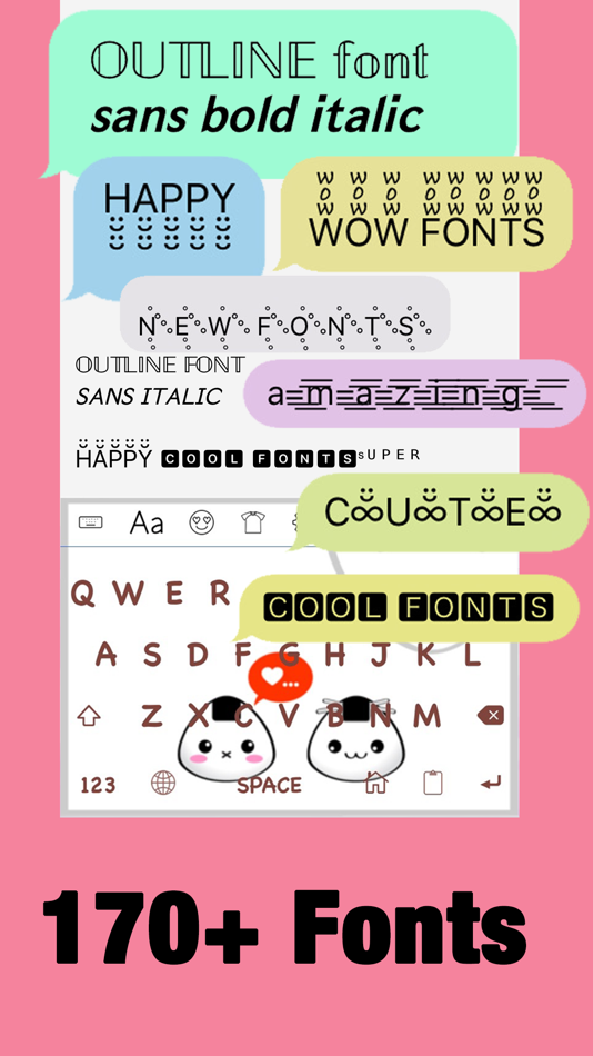 Color Fonts Keyboard: Cute Bio - 3.5.1 - (iOS)