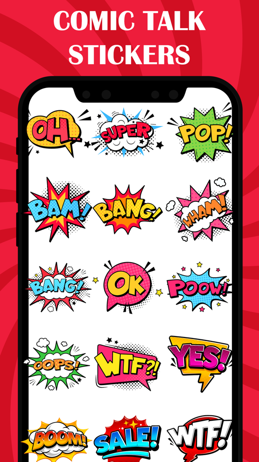 Comic Talk Stickers! - 1.0 - (iOS)