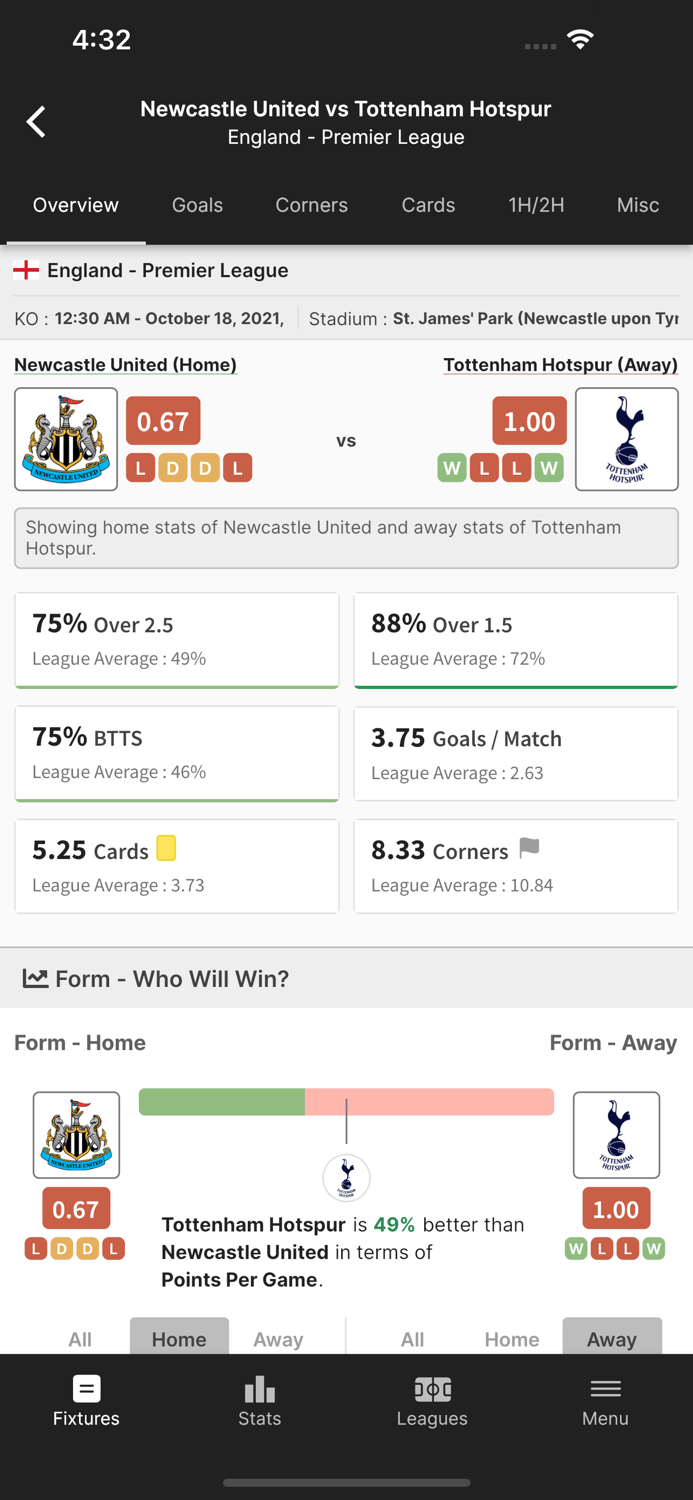FootyStats - Soccer Stats