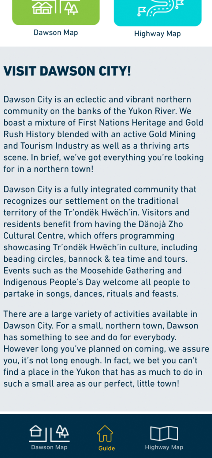 Dawson City Guide
