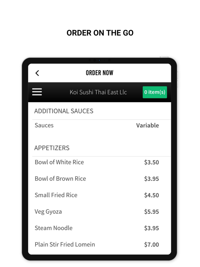 Koi Sushi Thai East Nashville