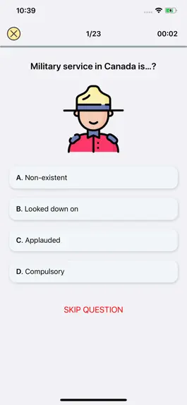 Game screenshot Canada Citizen Test hack