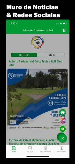 Game screenshot Federacion Ecuatoriana de Golf apk