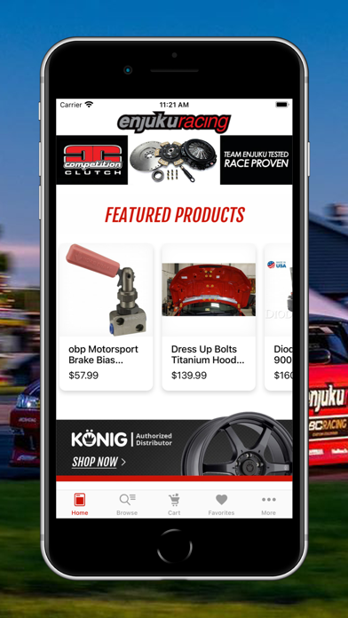 Enjuku Racing Parts, LLC Screenshot