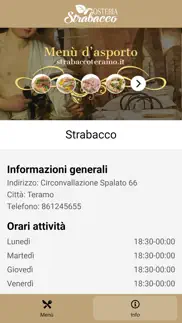 osteria strabacco iphone screenshot 1